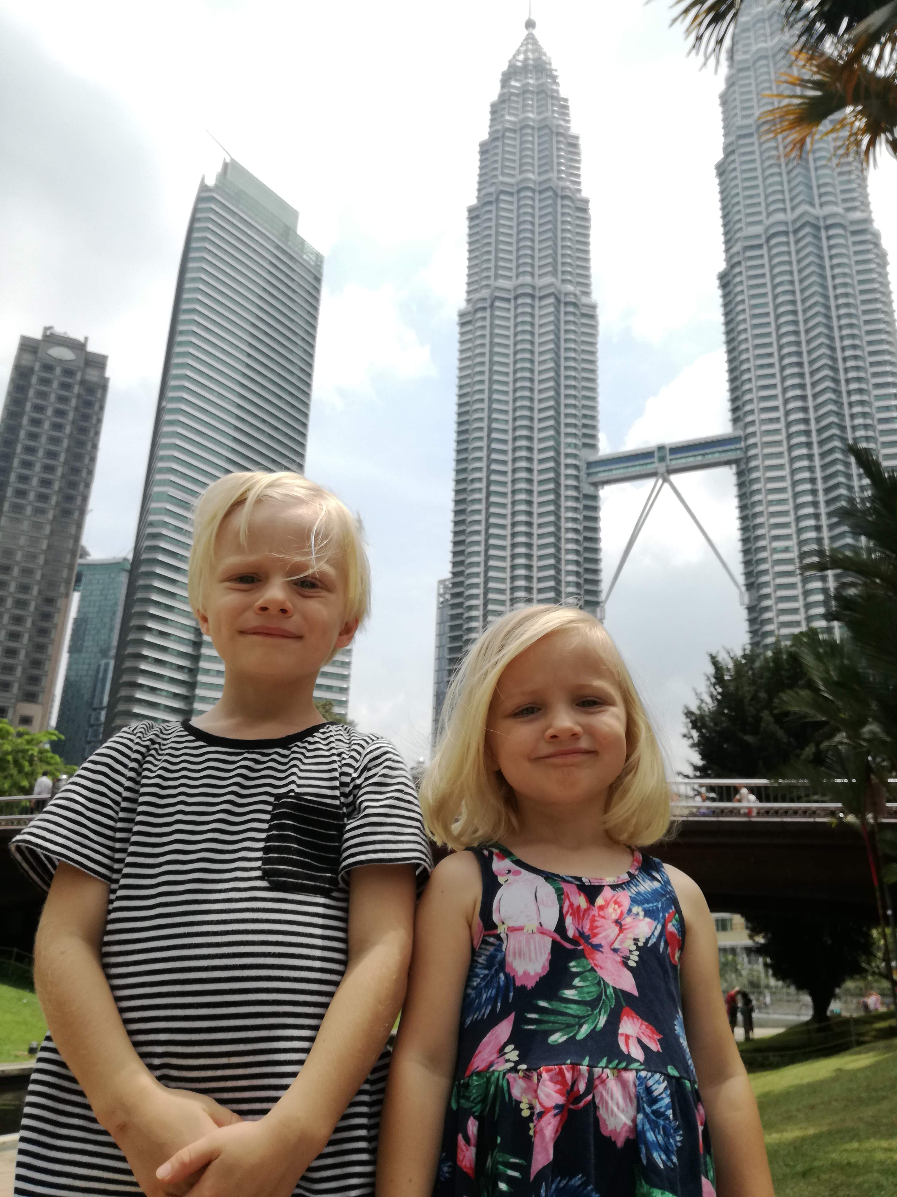 Kids and KL Cityscape